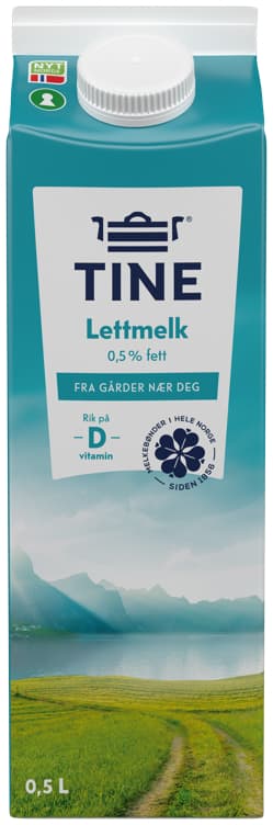 LETTMELK 0.5% 0.5l tine