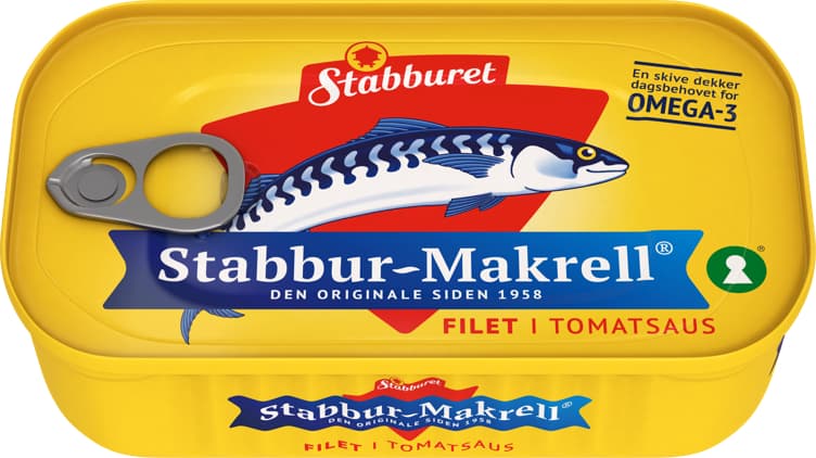 STABBUR-MAKRELL 110 g filet i tomat