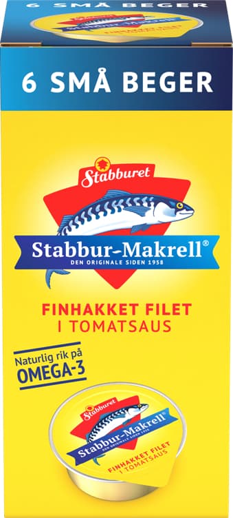 STABBUR-MAKRELL PORSJON 22 g x 6