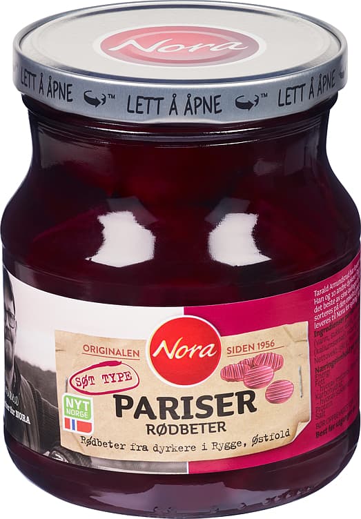 NORA PARISERRØDBETER 580 g