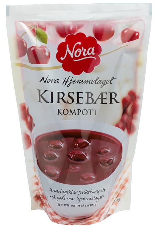 KIRSEBÆRKOMPOTT 455g nora
