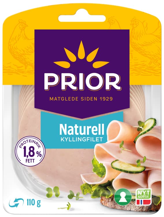 PRIOR KYLLINGFILET 110 g naturell