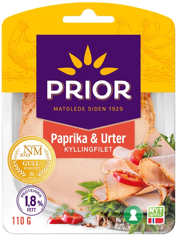 KYLLINGFILET 110 g paprika/urter prior