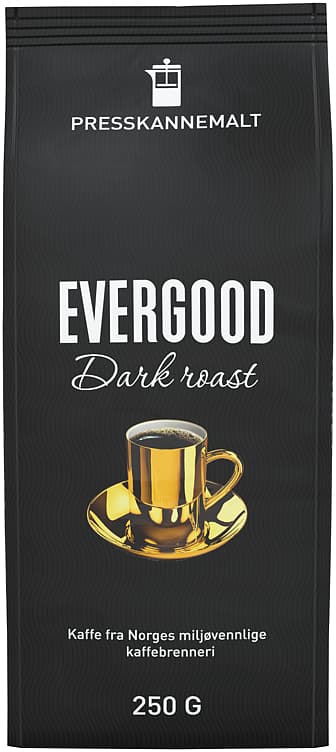 EVERGOOD DARK ROAST 250 g pressmalt