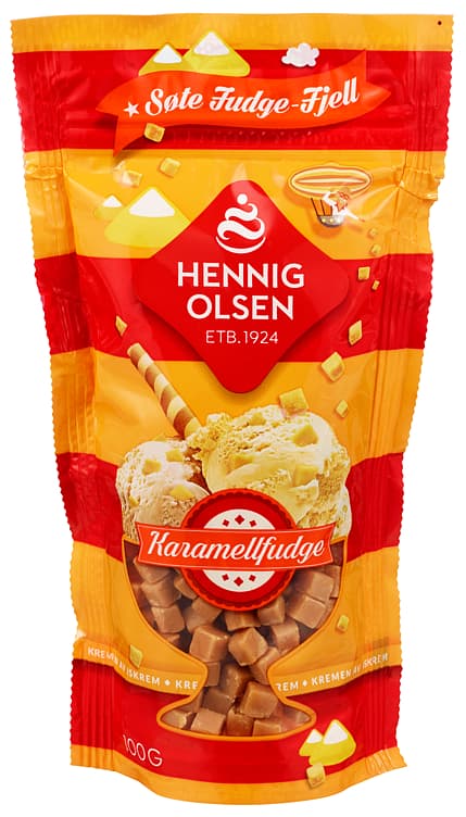 STRØSSEL KARAMELFUGDE 100 g hennig-olsen