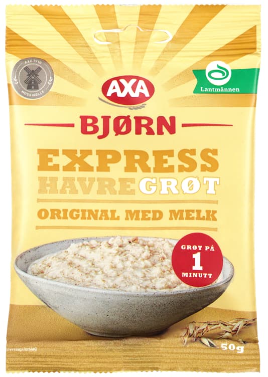 HAVREGRØT MED MELK 50 g