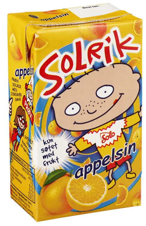 SOLRIK APPELSIN LETT 250 ml