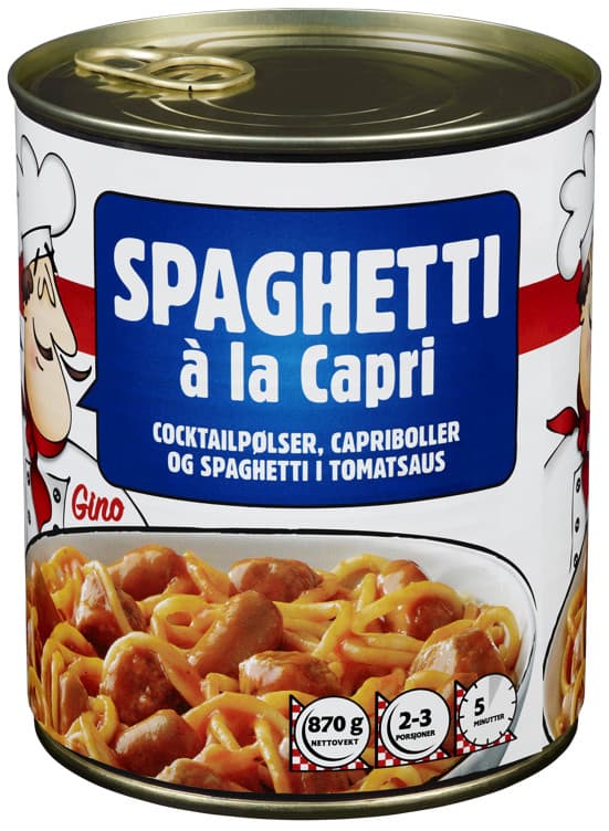 SPAGHETTI A LA CAPRI 850 g boks