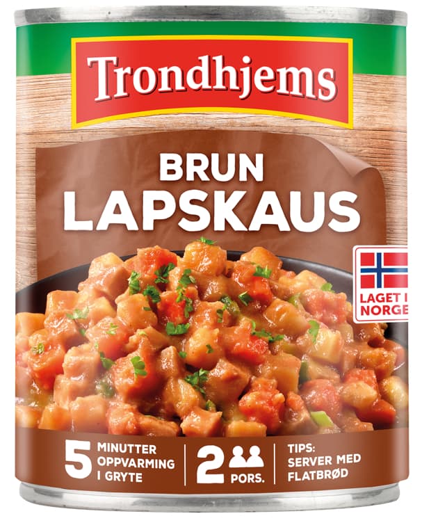 TRONDHJEMS LAPSKAUS BRUN 800 g boks
