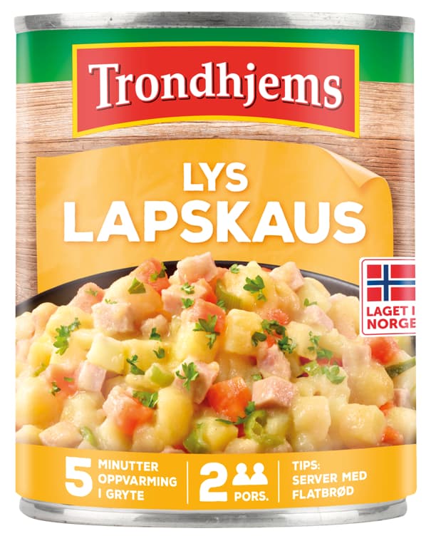 TRONDHJEMS LYS LAPSKAUS 800 g boks