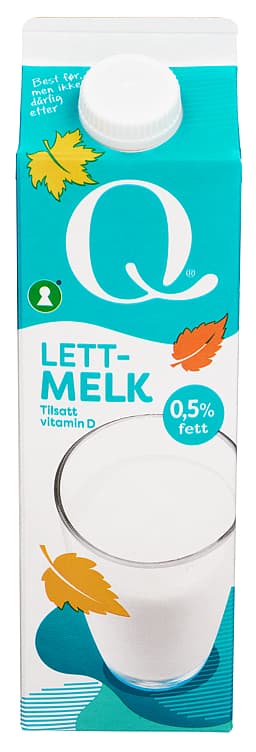 Q LETTMELK 0.5% 1L