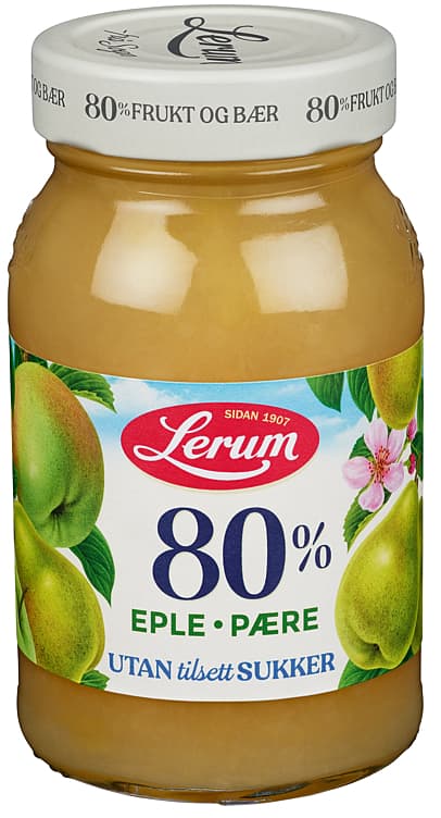 EPLE & PÆRESYLTETØY 320 g u/sukker lerum