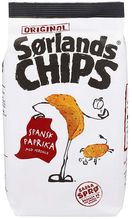 SØRLANDSCHIPS 200 g spansk paprika