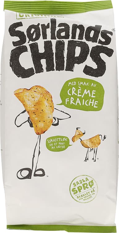 SØRLANDSCHIPS 200 g original crème fraîche
