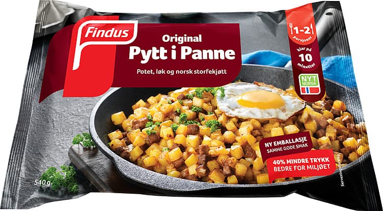 FINDUS PYTT I PANNE 540 g original