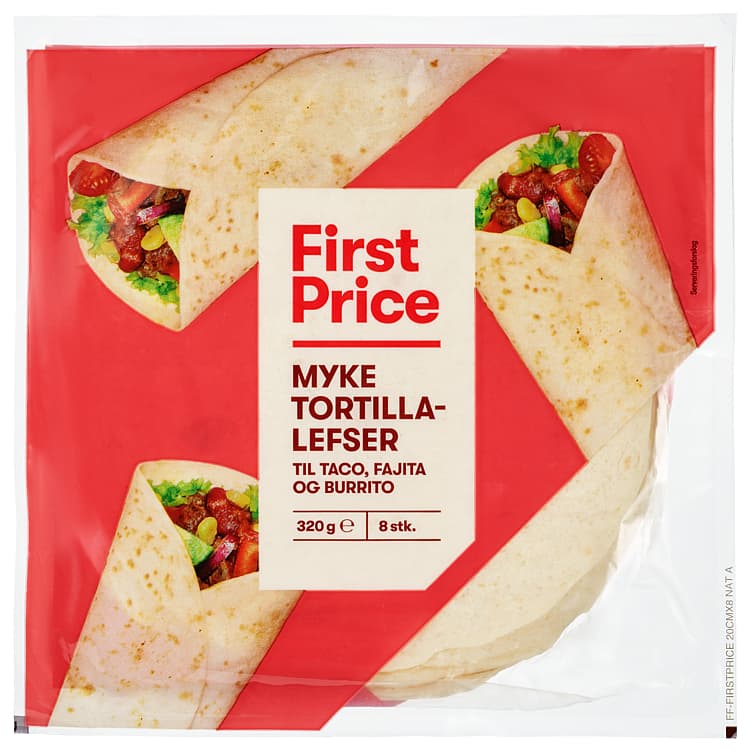 TORTILLAS 8 PK 320 g First Price
