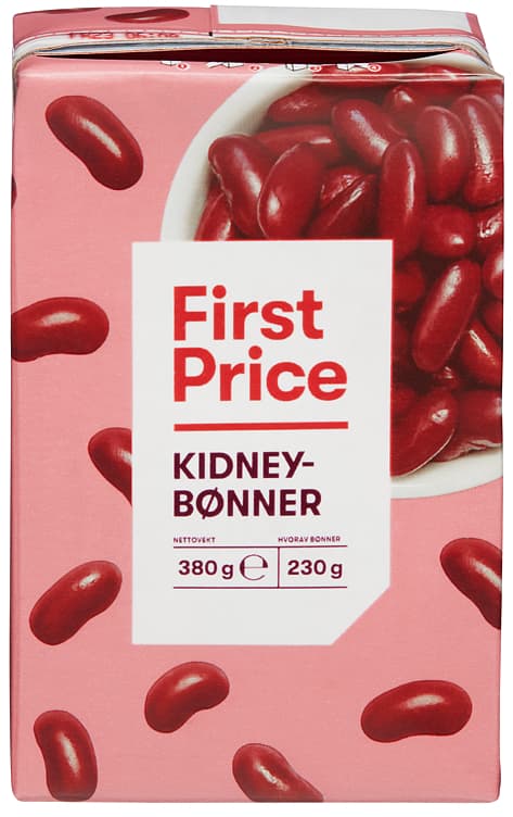 KIDNEYBØNNER 380g first price
