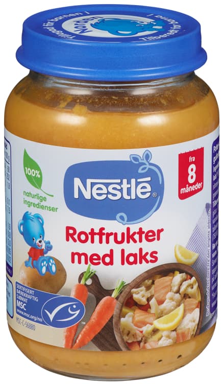 ROTFRUKTER M/LAKS 190 g 8 mnd Nestle