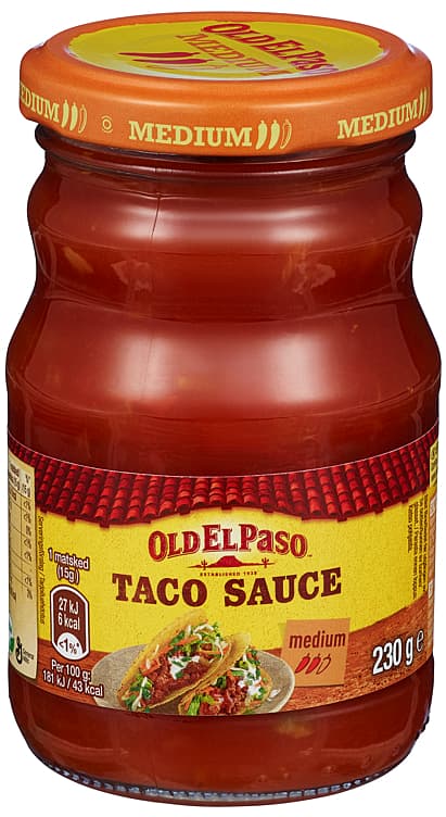 TACO SAUCE MEDIUM 230 g Old el paso
