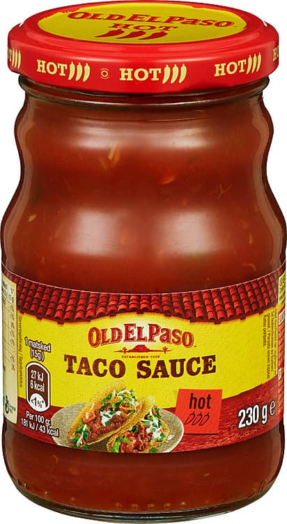 TACO SAUCE HOT 230g Old el paso
