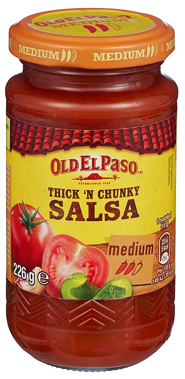 TACO SALSA MEDIUM 226 g Old el paso