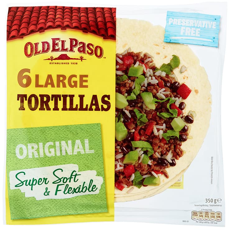 TORTILLAS ORIGINAL 350 g Old el paso