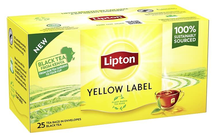 YELLOW LABEL TEA 25pos lipton