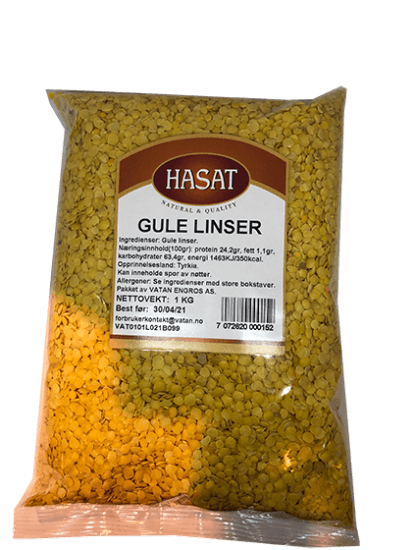 Gule Linser Hasat 1kg