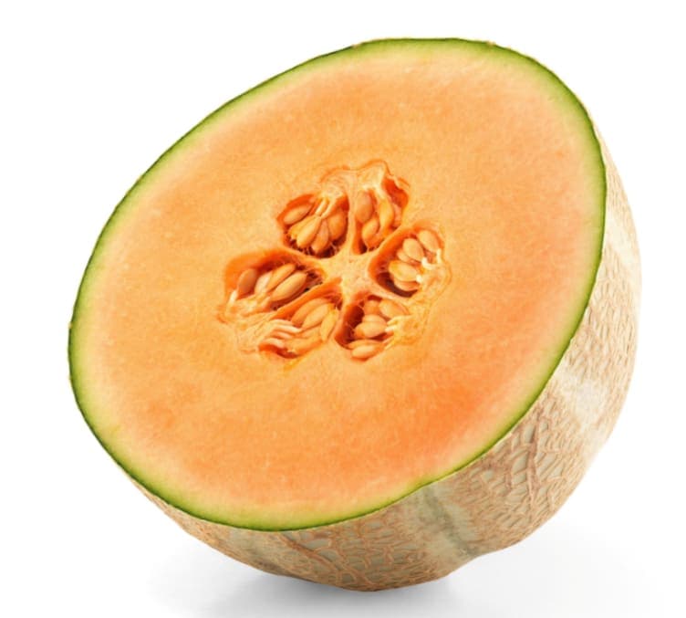 Cantaloupemelon delt ca. 620g