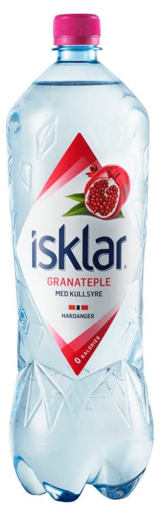 Isklar Sparkling Granateple 1,5l flaske
