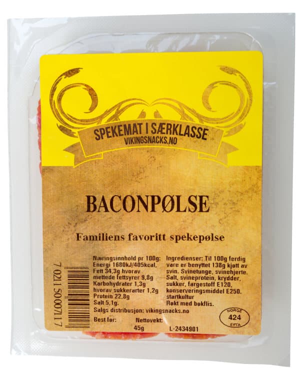 Baconpølse