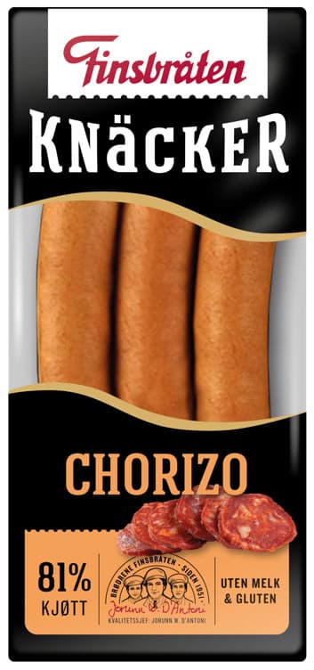 Knacker Chorizo 250g Finsbråten