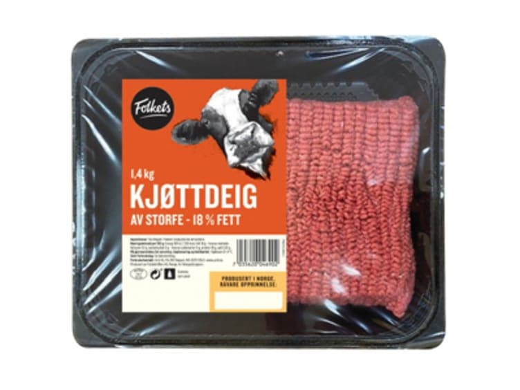 Kjøttdeig 18% Fett