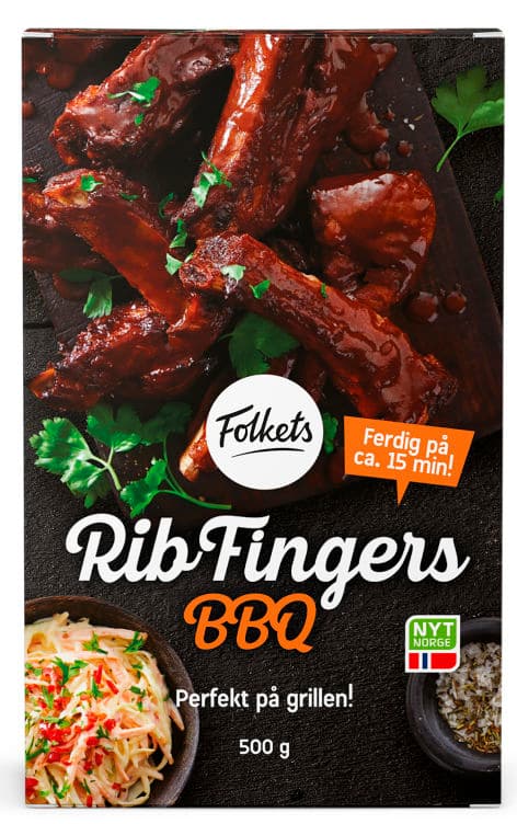 Rib Fingers Barbeque 500g Folkets