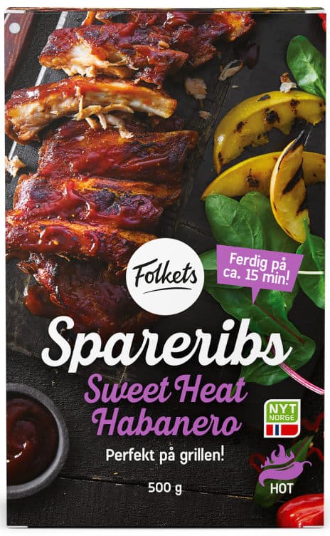 Spareribs Habanero 500g Folkets