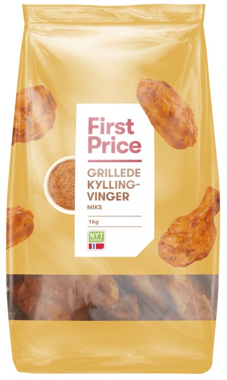 Kyllingvinger Miks Grillet 1kg First Price