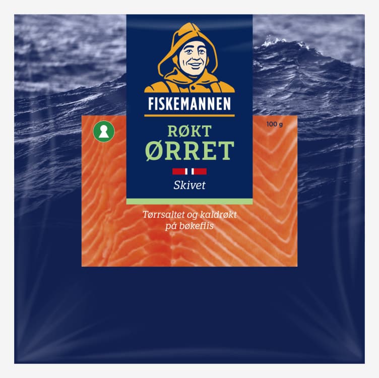 Ørret Røkt skivet
