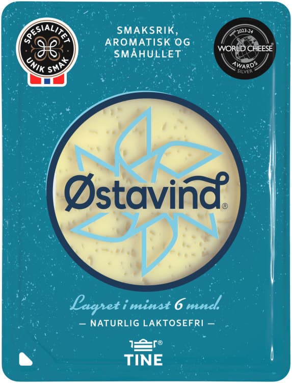 Østavind skivet 150g Tine