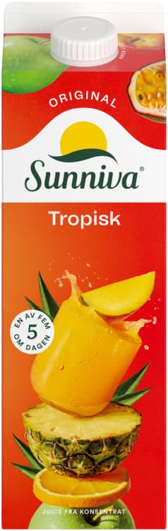 Tropisk Juice Original 1l Sunniva