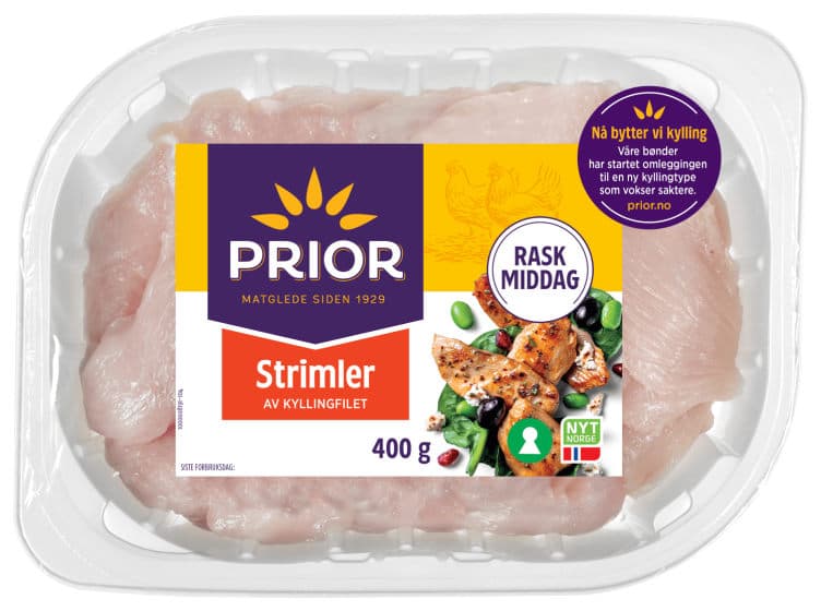 Kyllingfilet Strimler 400g Favorittkylling