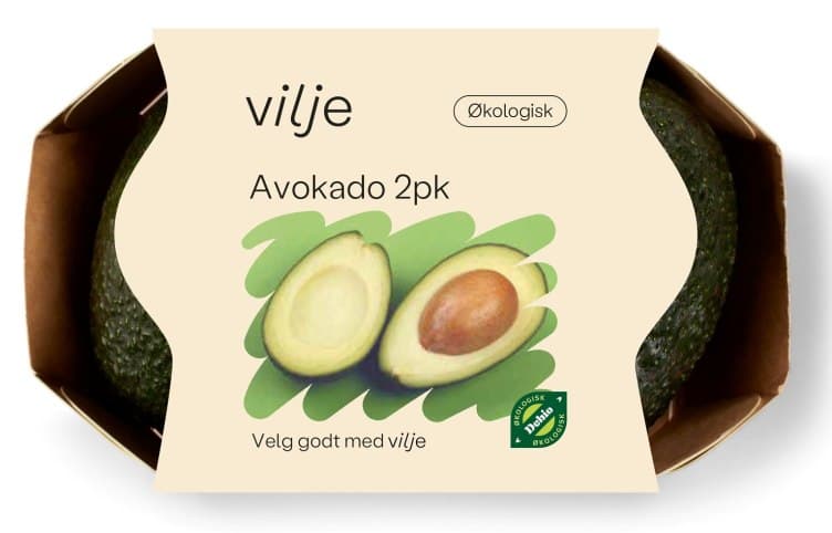 Avocado 2pk Økologisk Vilje