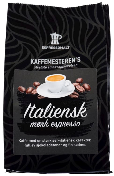Italiensk Espresso Mørk 200g Kaffemester'n