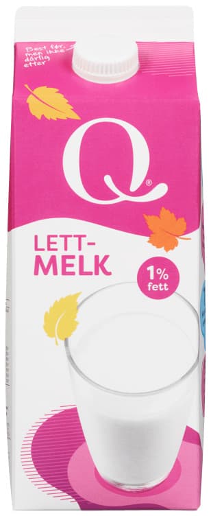 Lettmelk 1%