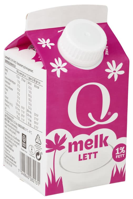 Lettmelk 1%