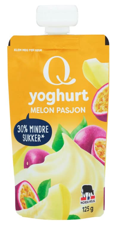 Yoghurt Melon/Pasjon 125g Q