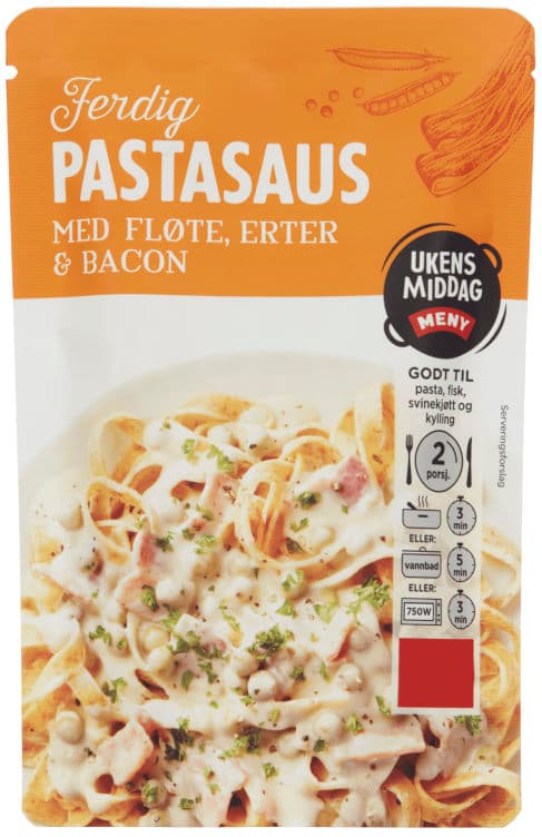 Pastasaus Kremet m/Bacon 1,5dl Meny
