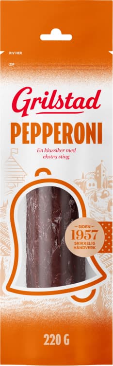 Pepperoni hel 220g Grilstad