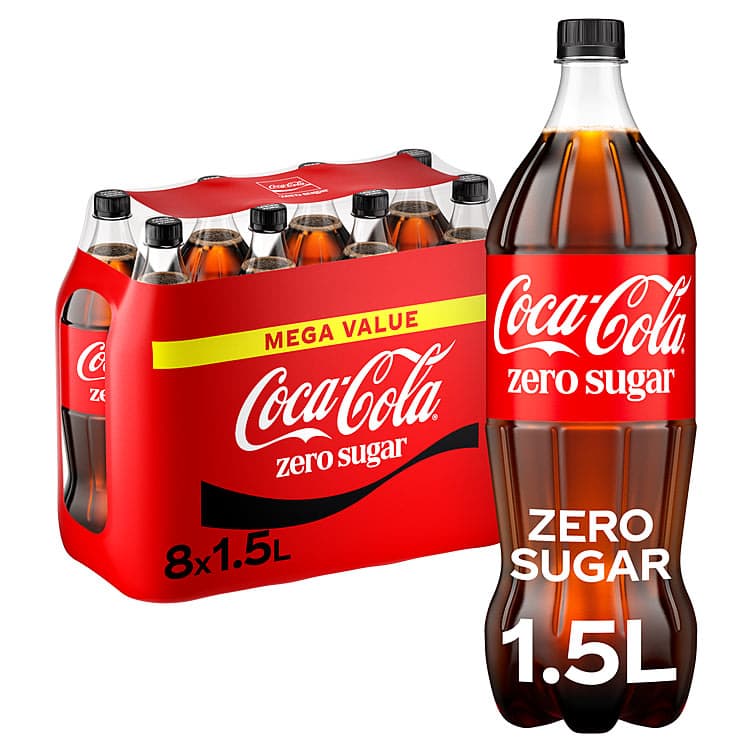 Coca-Cola Zero 1,5lx8 flaske