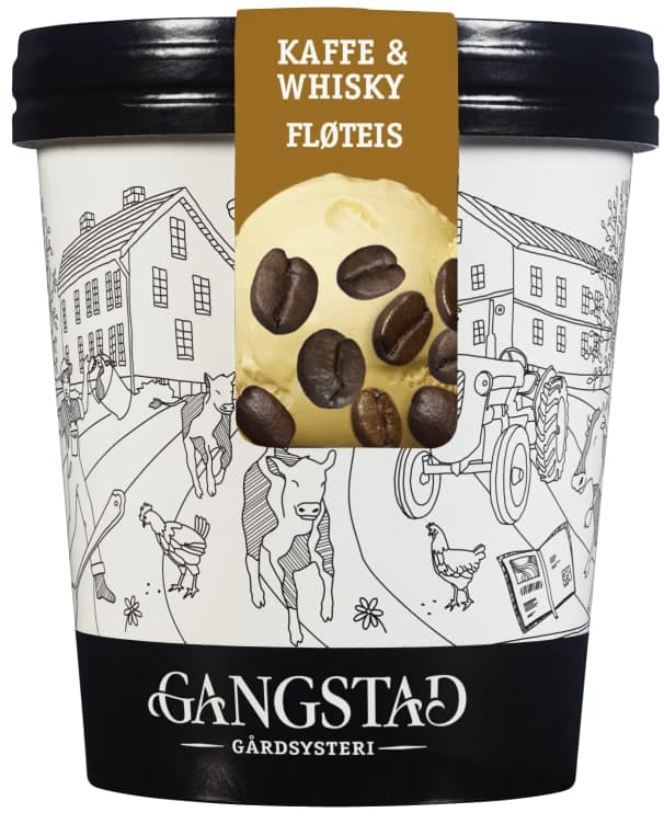 Kaffe og Whisky Fløt