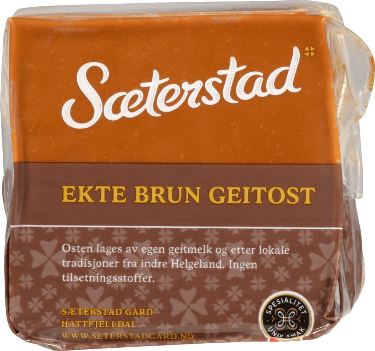 Ekte Brun Geitost 330g Sæterstad
